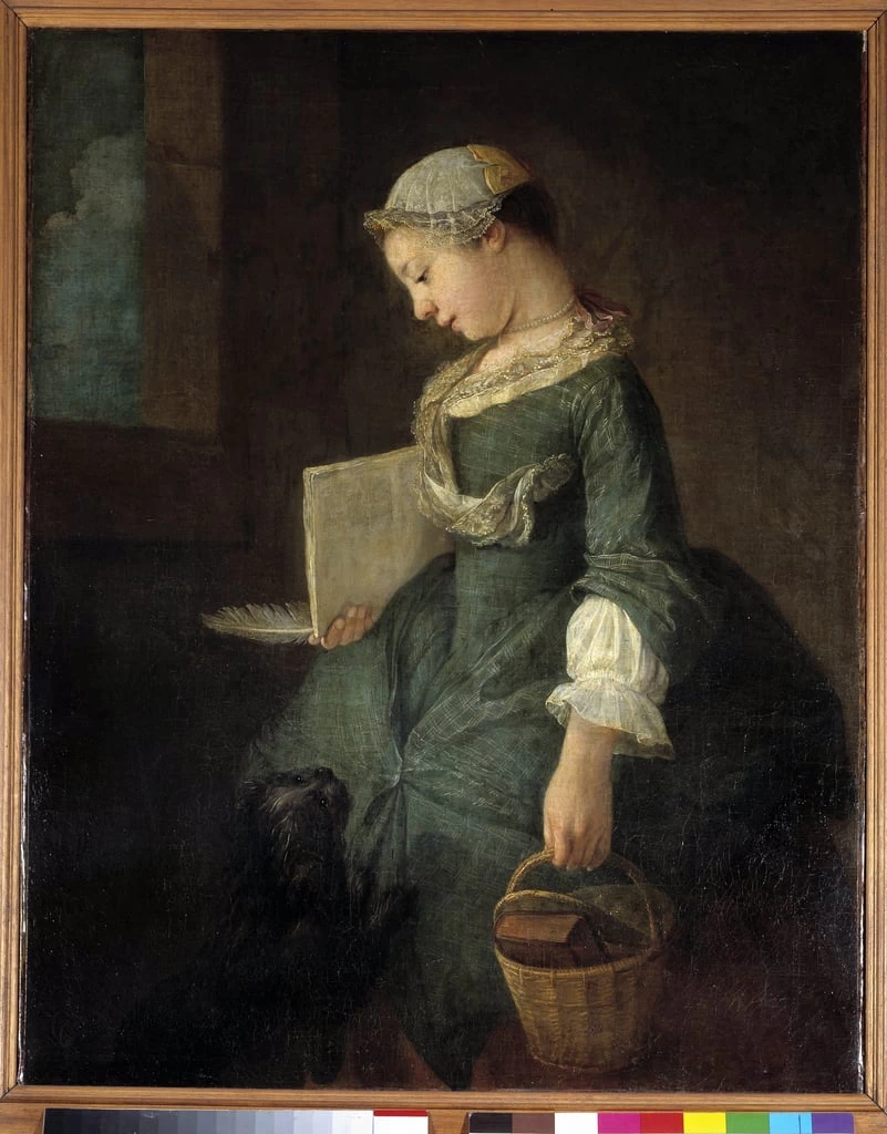 Jean Siméon Chardin - 130, Una giovane studentessa, State Hermitage Museum, St. Petersburg